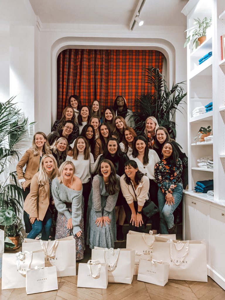 private shopping night at Sezane private shopping night at Sezane
