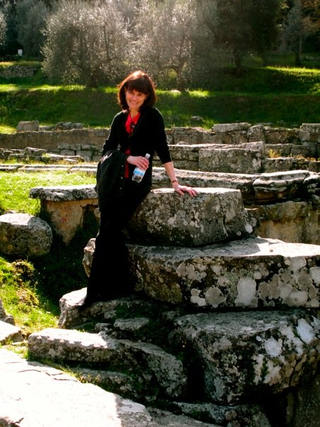 Jess' mom in Fiesole 2009 Jess' mom in Fiesole in 2009