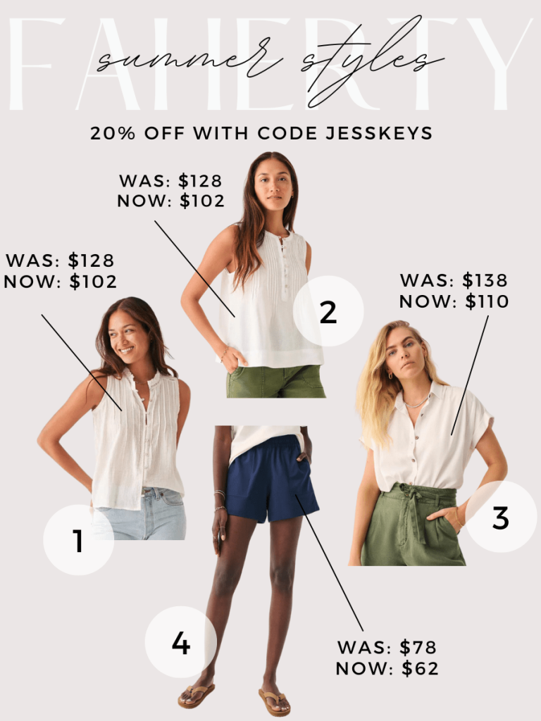 Faherty women's summer collection Faherty his & hers summer try-on