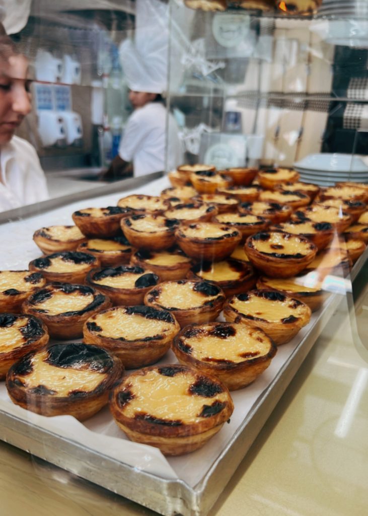 stack of Pasteis de Nata stack of Pasteis de Nata