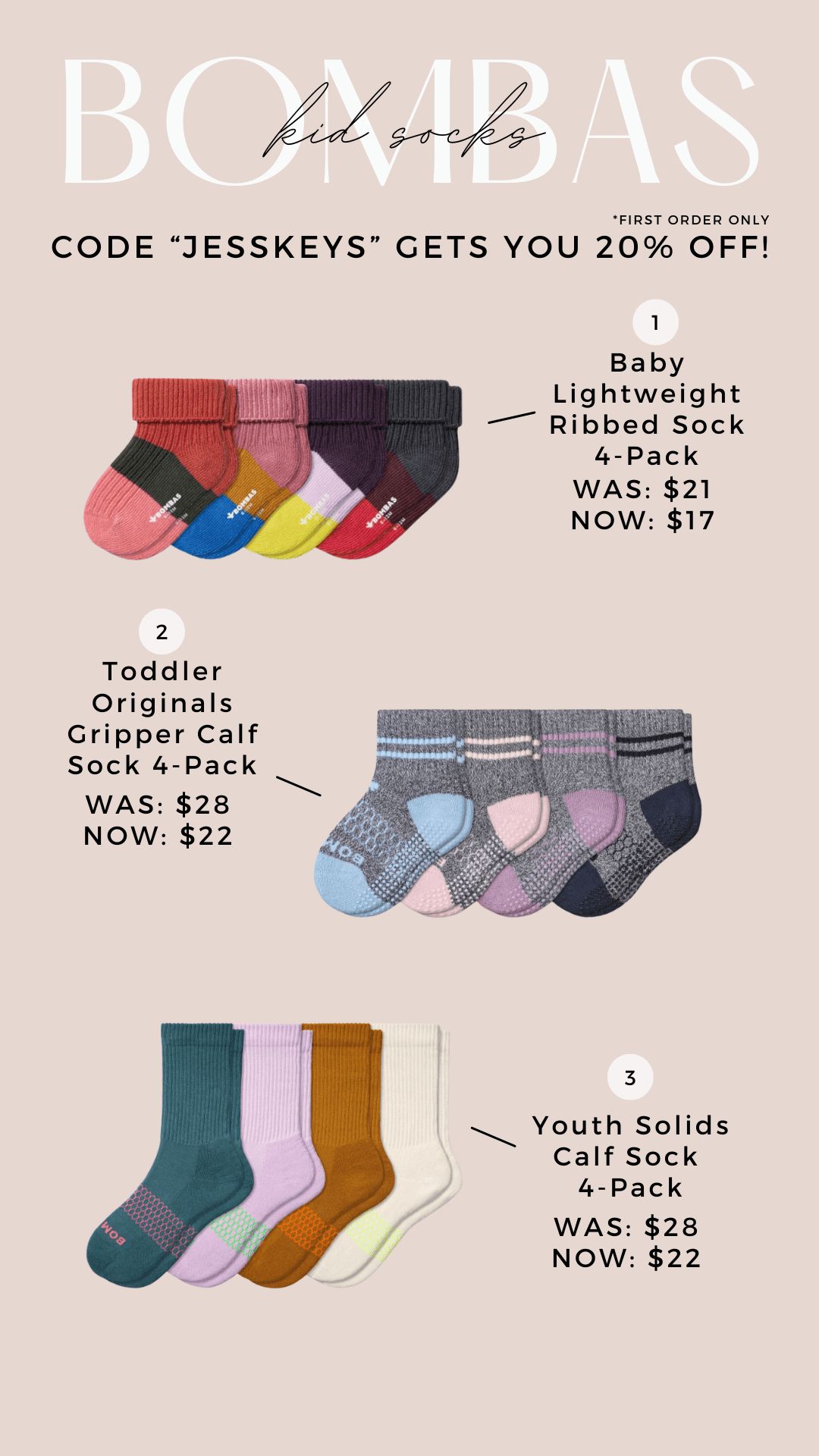 Bombas kids socks Bombas kids socks