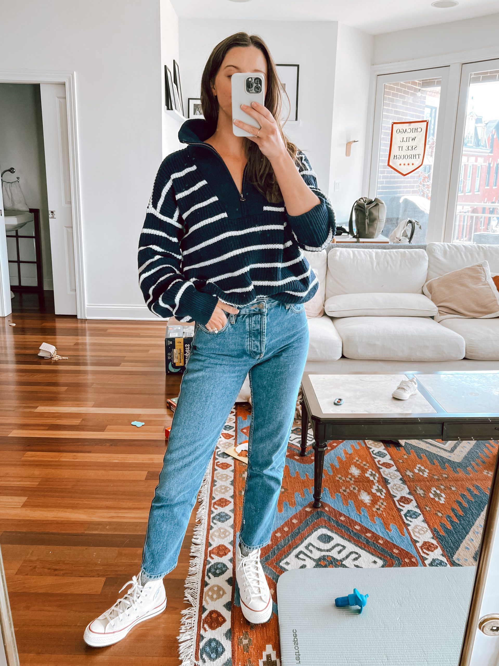 Converse high top outfit idea