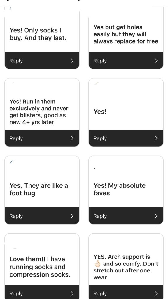 Instagram responses Instagram responses