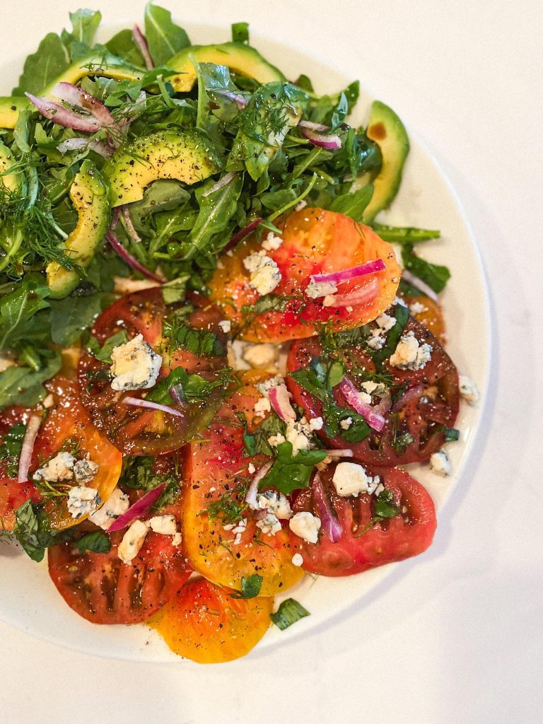 low-effort summer salad A no-cook, low-effort summer salad