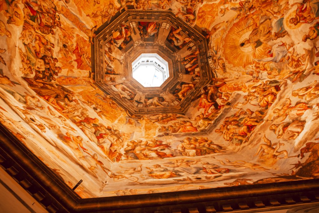 frescos ceiling of the duomo frescos on the ceiling of the duomo