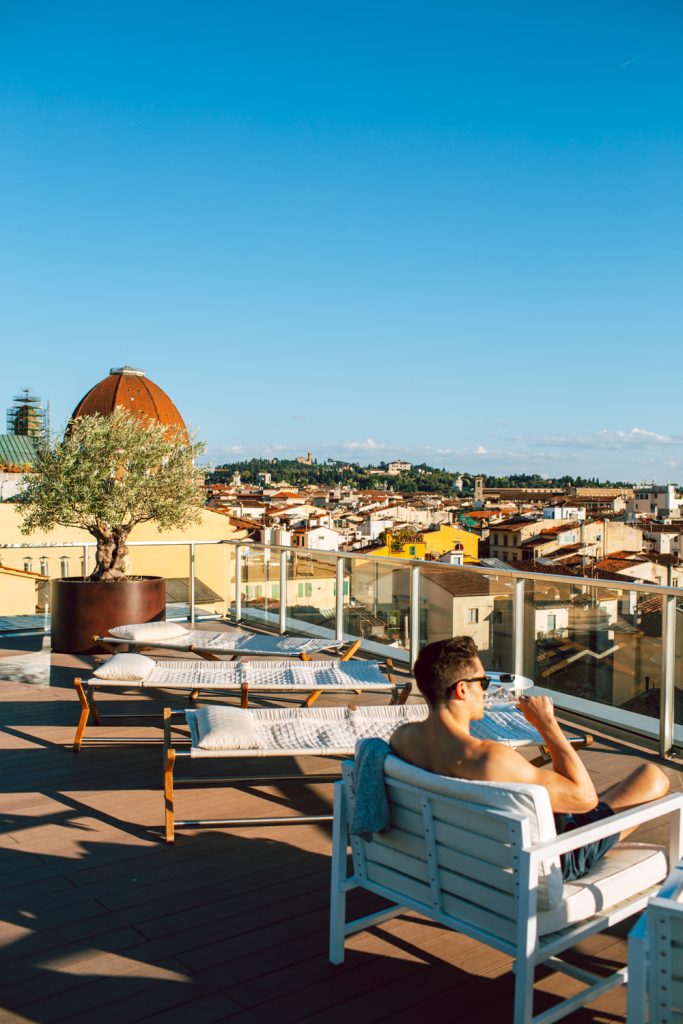 Glance Hotel rooftop view Glance Hotel rooftop view