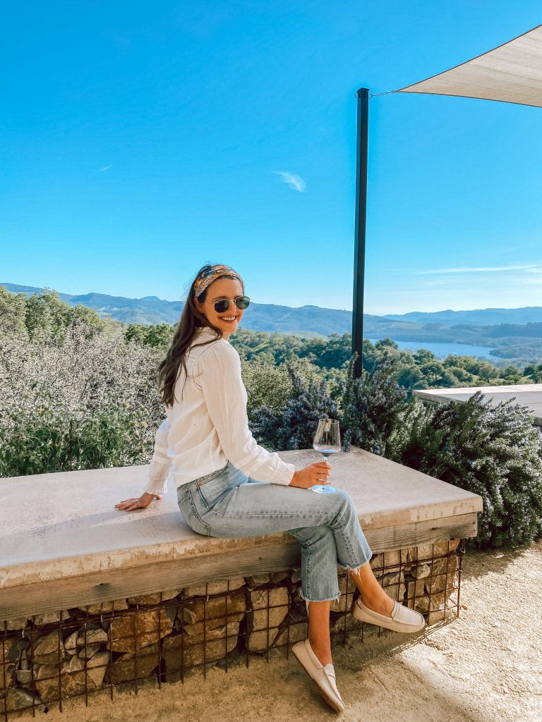 Faherty Willa blouse and jeans Faherty Willa blouse and jeans