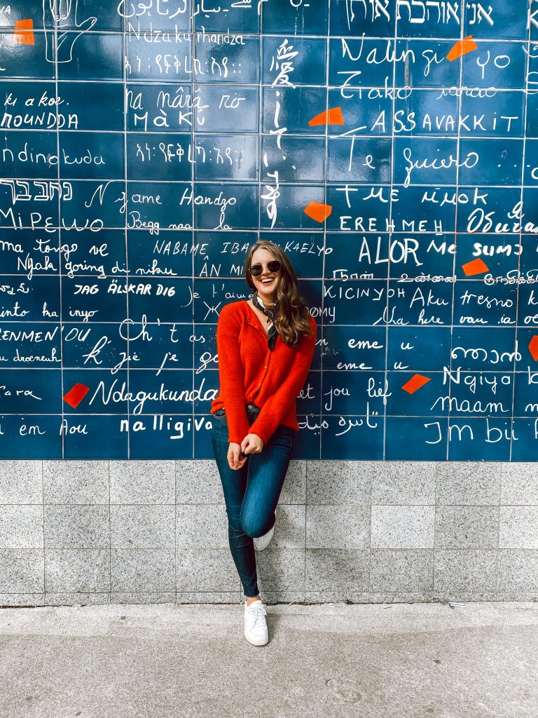 Paris street style chic travel outfit Paris street style October