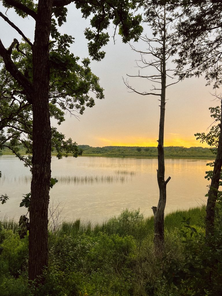Ottowa Lake campsite view Ottowa Lake campsite view