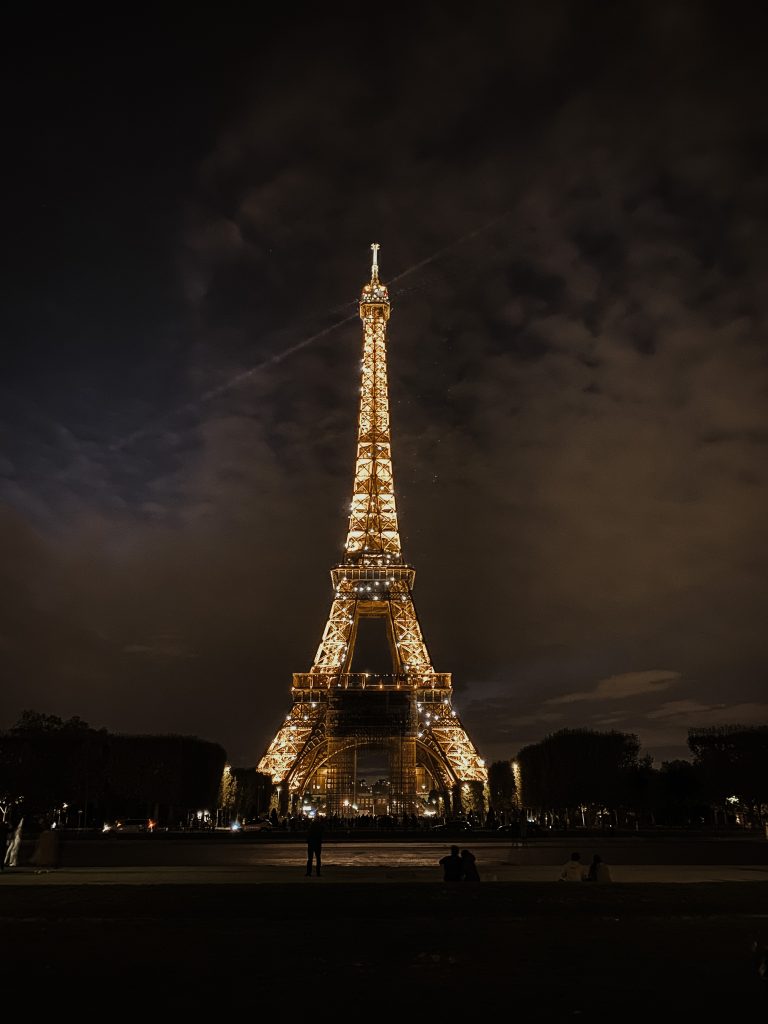 Eiffel Tower at night Eiffel Tower at night