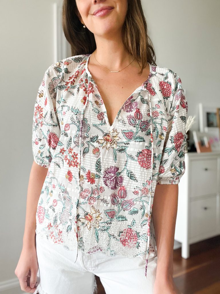 Ophelia & Indigo floral flowy top Ophelia & Indigo floral flowy top