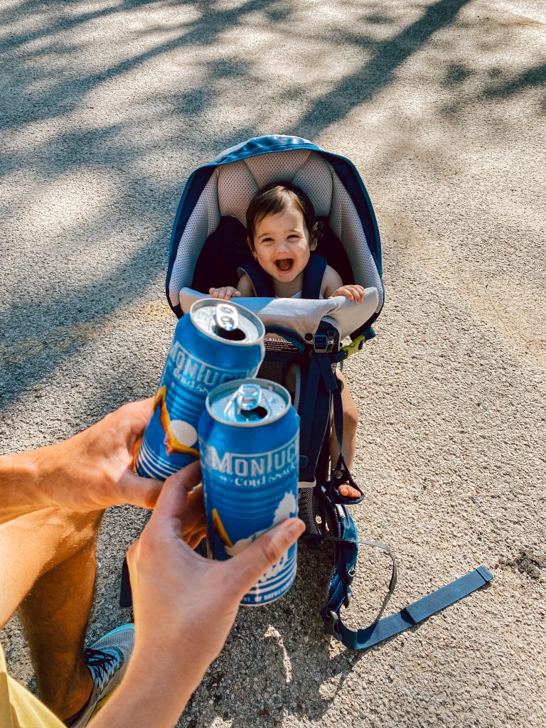 Post-hike parking lot happy hour Post-hike parking lot happy hour