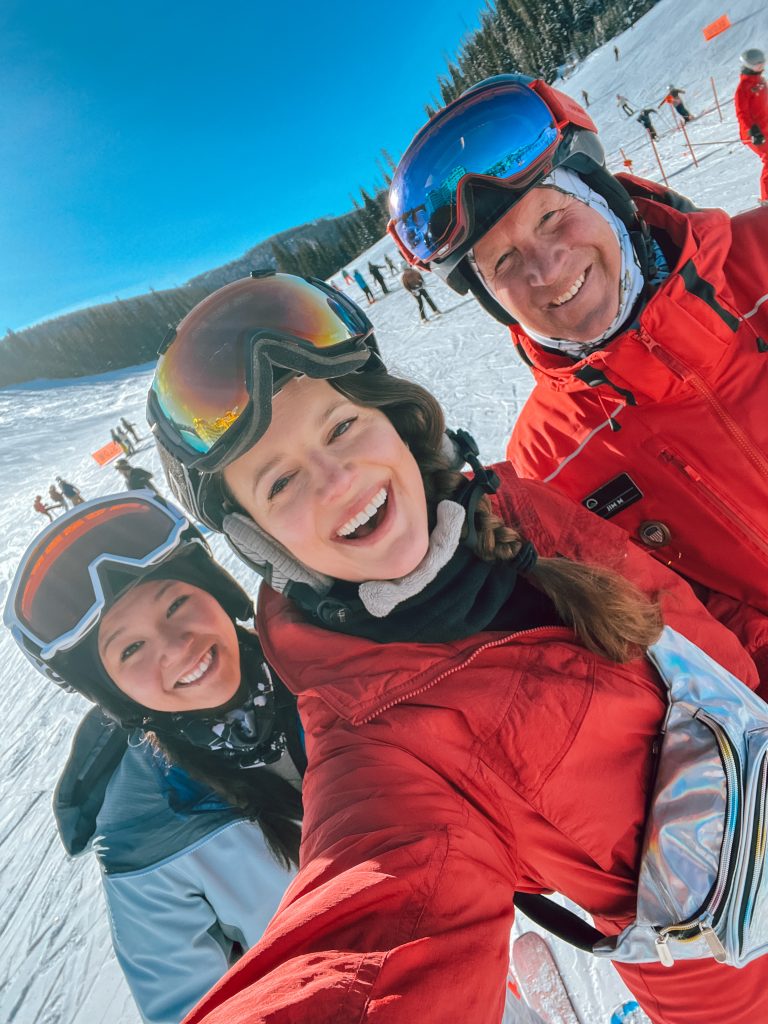 Ski lesson selfie Ski lesson selfie