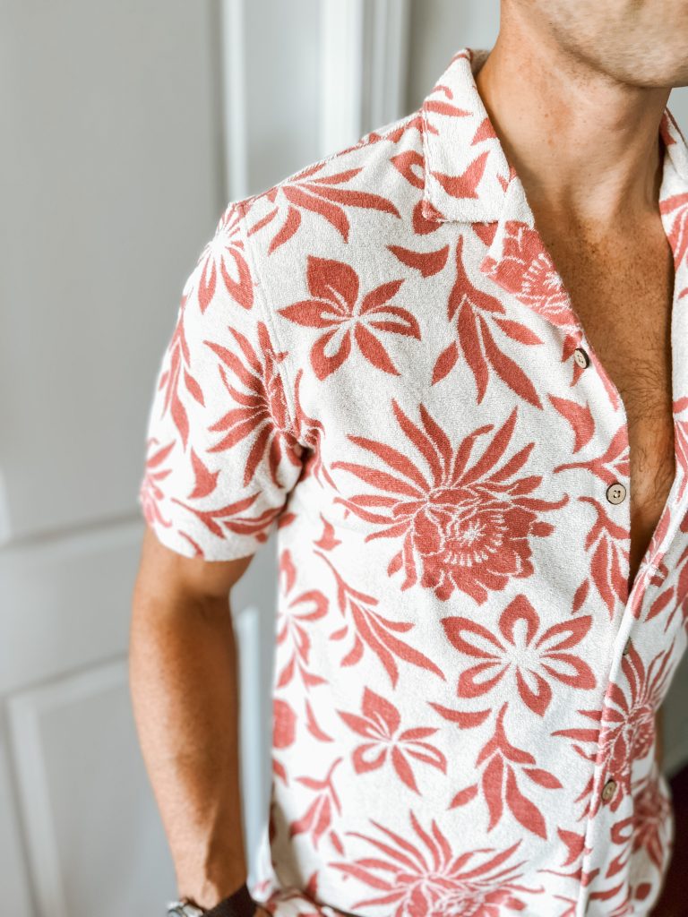 Towel Terry shirt in Shell Rose Blossom Towel Terry shirt in Shell Rose Blossom
