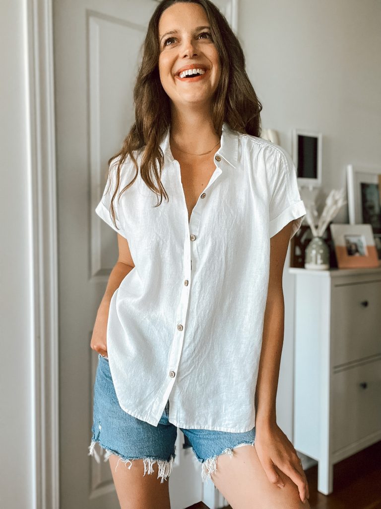Faherty Breeze summer shirt Faherty Breeze shirt | Faherty his & hers summer try-on