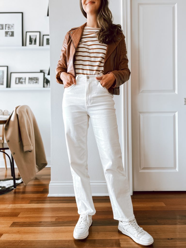 brown leather jacket spring outfit brown leather jacket spring outfit