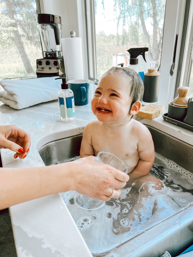 post-beach sink bath baby post-beach sink bath for baby