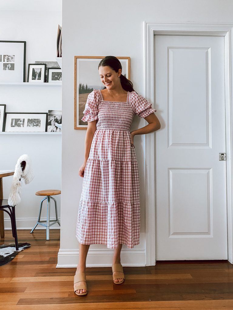 Amazon smocked gingham dress Amazon smocked gingham dress