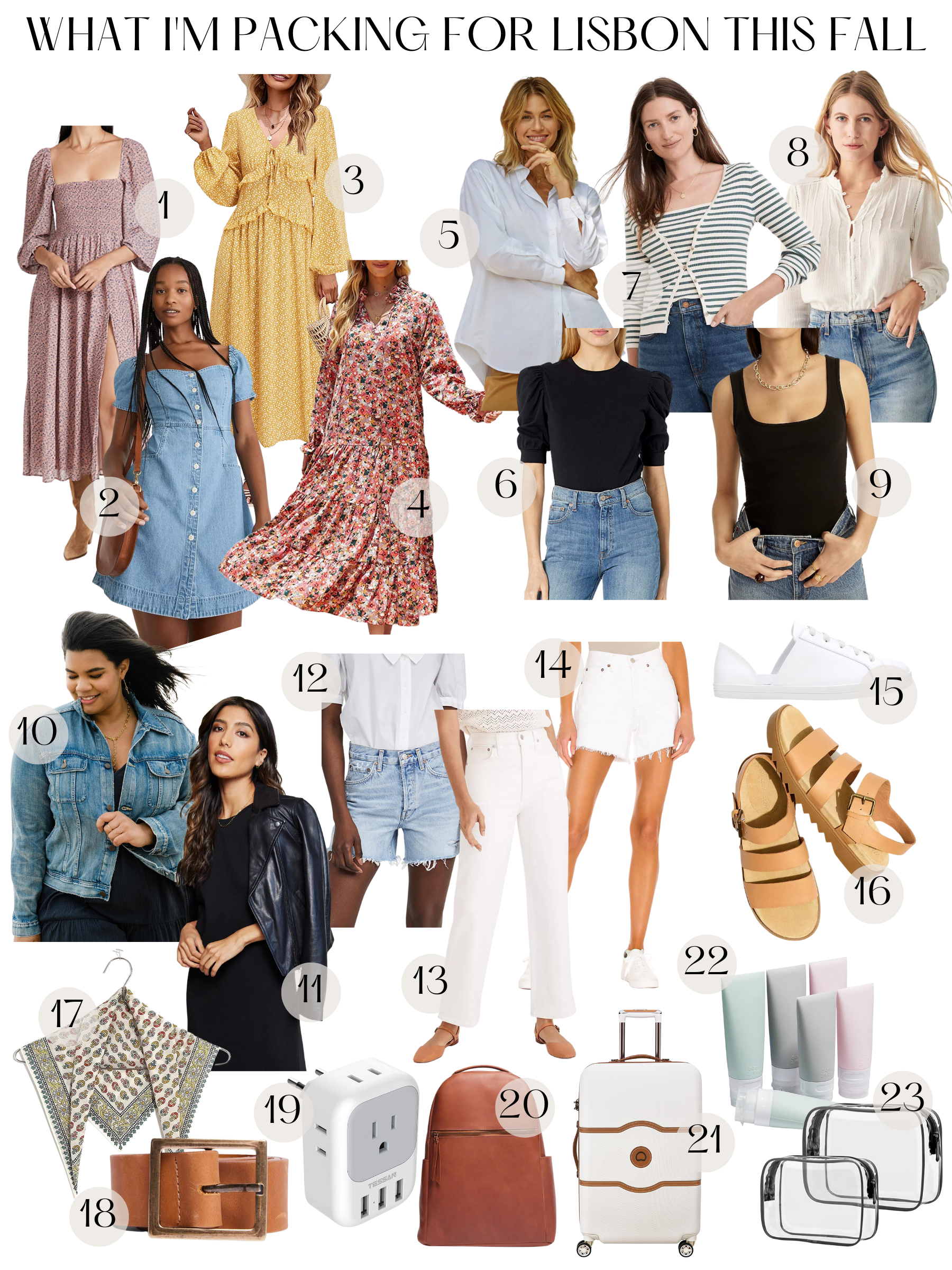 Lisbon in October Packing List Lisbon in October Packing List