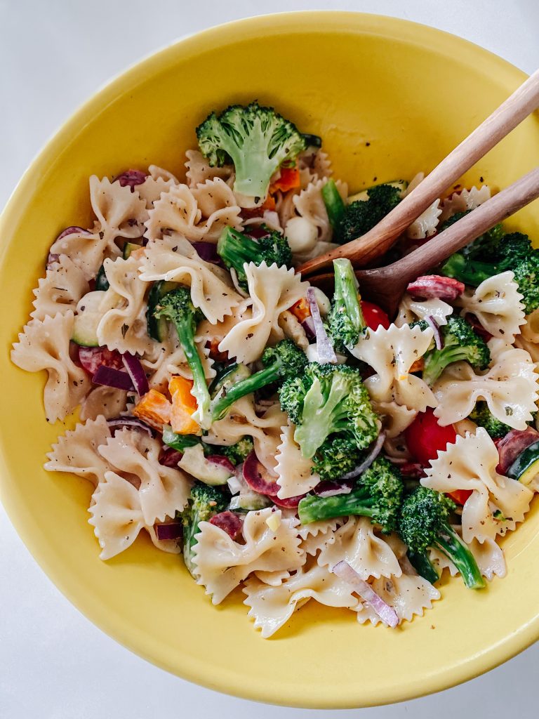 How to make Pasta salad How to make Pasta salad out of whatever you have in the fridge!