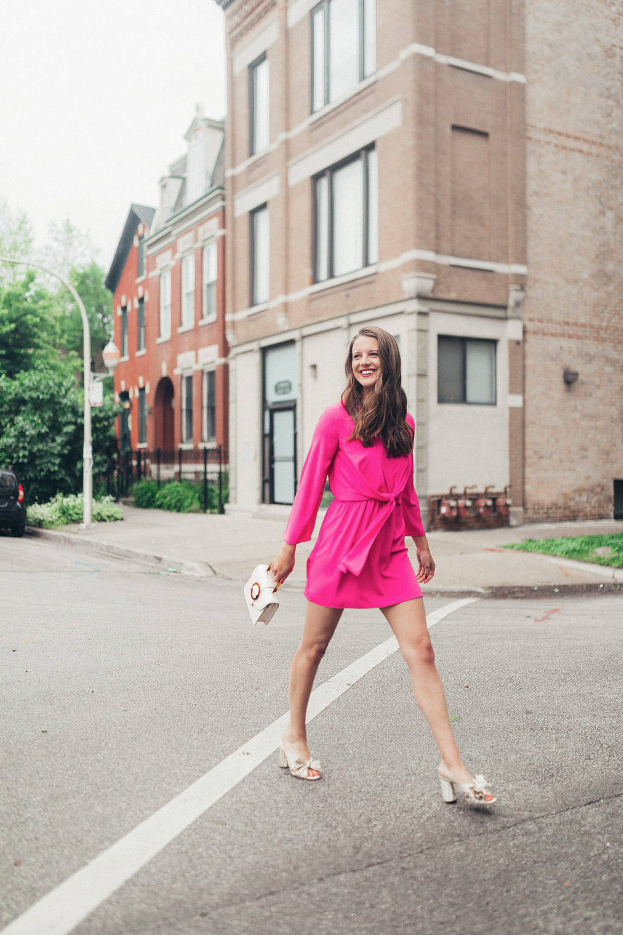 pink mini dress and heels Summer date night outfits