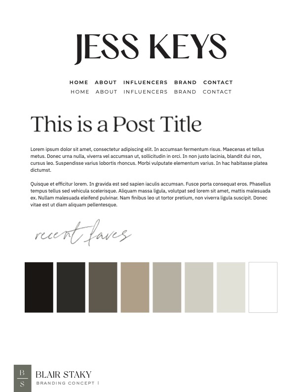 Jess Keys creative proposal Jess Keys creative and strategic proposal